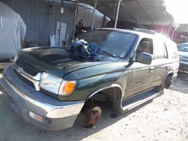 2002 Toyota 4Runner SR5 Green 3.4L AT 2WD #Z22112